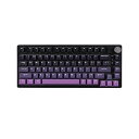 EPOMAKER HE75 ラピッドトリガー ワイヤレスゲーミングキーボード ホール効果スイッチと変更可能なノブモジュール 調整可能なラピッドトリガー磁気キーボード 2.4G/Bluetoothキーボード RGBバックライト付き 技適認証取得(Black Purple)