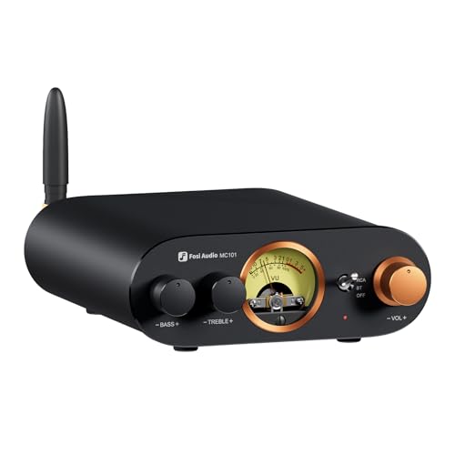 Fosi Audio MC101 Bluetooth ƥ쥪 100W*2 ۡ४ǥݡͥ ߥ˥ VU ᡼...