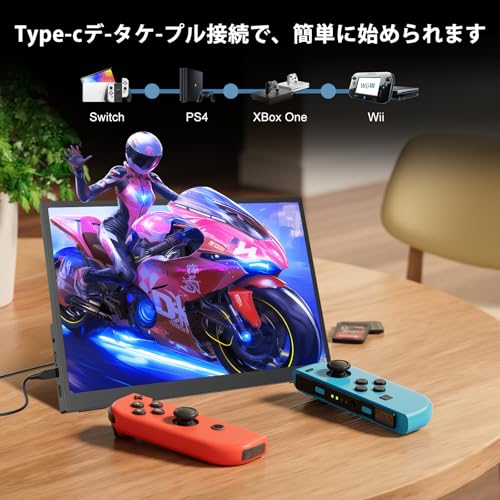 モバイルモニター 15.6インチ 4K解像度 3240*2160 モバイルディスプレイ 3:2画面比 ゲームモニター 100%sRGB広色域 IPS液晶パネル 薄型 軽量 ポータブルモニター 自立型スタンド 内蔵スピーカー Type-C/HDMI PS4/PS5/Switch/PC/Macなど対応