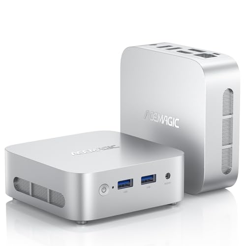 ACEMAGIC ミニpc n97 mini pc 12世代 ミニpc windows11 Pro 16GB 512GB M.2 SSD 2TBまで拡大可 最大周波数3.6GHz 4コア4スレッド 小型pc サクサクな動作N150より速い4K@60Hz 2画面出力 静音性＆高速放熱 n97 ミニpc