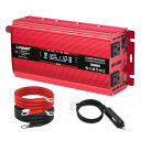 真打本舗 楽天市場店で買える「LVYUAN(リョクエン)インバーター 12V 定格 1500W 最大 3000W DC12V(直流)AC100V(交流)変換 カーインバーター 車載充電器 ポータブル電源 キャンプ 車中泊グッズ スマホ充電 アウトドア 発電機 自動車 船 非常用電源 災害対策 地震・防災用品」の画像です。価格は15,940円になります。