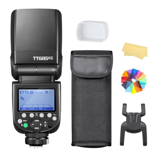 Godox TT685IIs カメラフラッシュ クリップオンストロボ フラッシュ sony用 TTL 2.4GHz GN60 高速同期 ..
