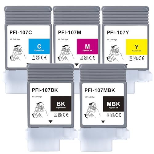 LCL Canon用 PFI-107 PFI-107MBK PFI-107C PFI-107M PFI-107Y 顔料 (5パック 2MBK C M Y) 互換インクカートリッジ 対応機種:Canon iPF670 iPF670 MFP iPF770 MFP iPF770 School iPF680 iPF685 iPF780 iPF785 LCL Canon用 PFI-107 PFI-107MBK PFI-107C PFI-107M PFI-107Y 顔料 (5パック 2MBK C M Y) 互換インクカートリッジ 対応機種:Canon iPF670 iPF670 MFP iPF770 MFP iPF770 School iPF680 iPF685 iPF780 iPF785