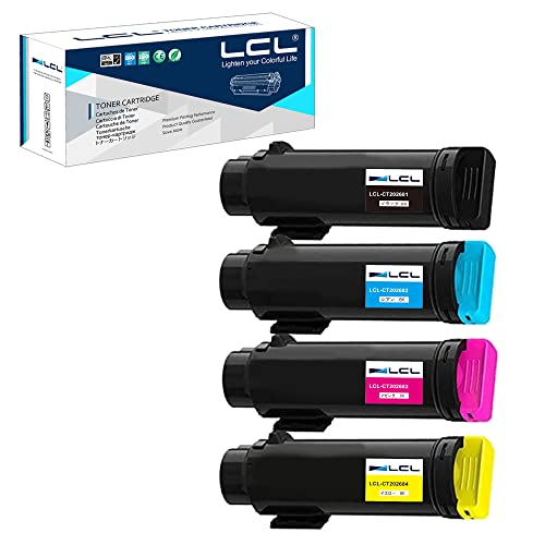 LCL Xerox用 富士ゼロックス用 CT202681 CT202682 CT202683 CT202684 (4色セット ブラック シアン マゼンタ イエロー) 互換トナーカートリッジ 対応機種:Fuji Xerox DocuPint CP310dw CM310z CM310zII CP310dwII