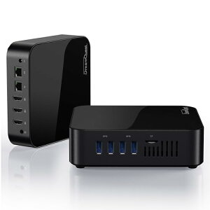 DreamQuest N100ミニpc 2024 新バージョン Windows 11 Pro がプリインストールされ、。最大 3.4GHz ミニコンピュータ 4C/4T 16GB DDR4 + 512GB SSD、容量は 2TB まで拡張可能、静音、高速冷却、小型コンピュータ、超軽量で豊富なインターフェイス