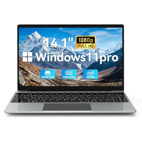 楽天真打本舗　楽天市場店14.1型 薄型軽量 ラップトップ/高速CPU Celeron N4020C/メモリ:8GB/ laptop初心者向け 仕事用・学習用/bluetooth内蔵/カメラ内蔵（256GB SSD, Windows11pro）
