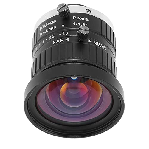 カメラレンズ CCTVレンズ Cマウントレンズ カメラ用交換レンズ 手動絞りズーム 10MP 焦点距離 4mm 開口..