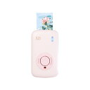 HPRT CP2100 フォトプリンター ミニ スマホ写真プリンター フォトプリンタ モバイル ポータブル インスタントフォトプリンター かわいい フォトアルバム 旅行 贈り物(プリンター1台 + フォト用紙10枚) ピンク(2)