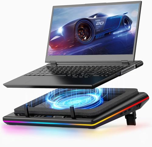 「2024年新時流・特許取得済」llano ノートパソコン 冷却パッド 冷却ファン 冷却台 (ターボブースト技..