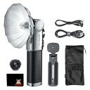 Godox Lux Master ヴィンテージフラッシュ 手持ち屋外撮影 汎用 マイクロシングル デジタル一眼レフタイプフィルライト、タッチスクリーンコントロー...