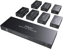 PW-HT226P7 1X7 1080P HDMIエクステンダースプリッター伝送165フィート(50m)By Cat5e / Cat6 / Cat7 3D EDID 1電源サポート(1 IN 7 OUT)(2)