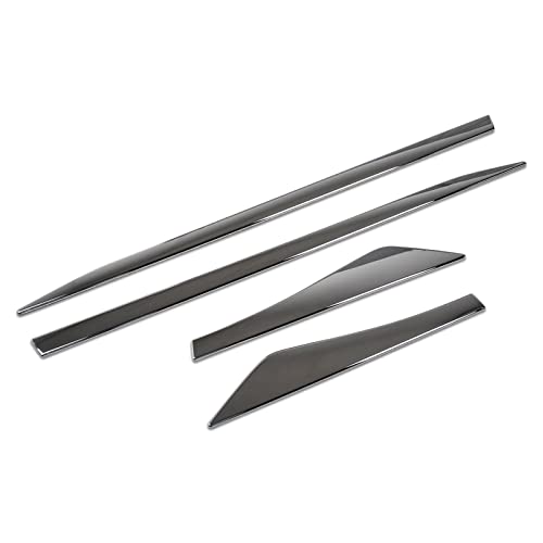 RUIQ 日産 新型 エクストレイル T33 (令和4年7月) 専用 外装 クロームメッキ サイド ドア アンダー モール Nissan X-Trail e-4ORCE 専用 設計