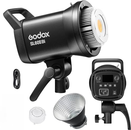 GODOXŹGodox SL60IIBi 75W LED ӥǥ饤 Bowens ޥ 25100Lux@5600K 0%-...