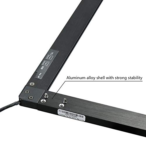 50インチインタラクティブ10ポイントマルチタッチ赤外線タッチオーバーレイ、IRタッチスクリーンパネル、赤外線タッチフレームUSBフリードライバーHID互換…