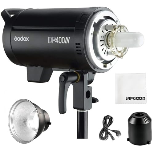 GODOX DP400IIIեå塢110V 400Ws GN65 5600K BowensޥȥΥ饤ȡ¢GODOX 2.4G磻쥹ƥࡢ1äΥꥵ֡32ͥ롢3ǥ󥰥ץ⡼ [¹͢]