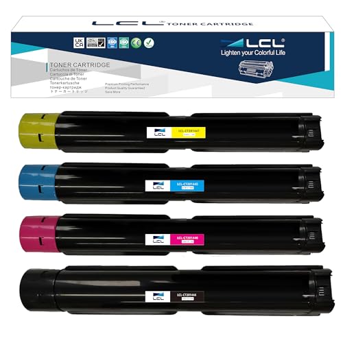 LCL Xerox用 富士ゼロックス用 CT201444 CT201445 CT201446 CT201447 (4色セット ブラック シアン マゼンタ イエロー) 互換トナーカートリッジ 対応機種:DocuCentre-IV C2260/DocuCentre-IV C2263