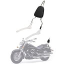バイク用 シーシーバー リアキャリア付き タンデムバー 背もたれ バックレスト ヤマハ V-Star XVS 1100 Classic 2000-2006 2007 2008 2009 2010 2011&ドラッグスター Drag Star XVS 1100 Classic 2000 2001 2002 2003 2004
