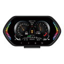 Maëlusa HUD ヘッドアップディスプレイ OBD2+GPS スピードメーター 車用 過速度警告搭載 カラフル 5つのモード搭載 年月日 曜日時間表示 多機能デジタルメーター 日本語説明書(2)