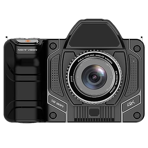 4Kフルカラーナイトビジョンカメラ 光学5倍レンズ暗視カメラ デジタル5倍ズーム機能 4.5インチのタッチスクリーン USB充電式 暗視鏡 双眼鏡 赤外線 コンパクト 監視 防犯 警備 セキュリティ 夜釣り 500mまで暗視撮影 暗視装置 日本語取扱説明書