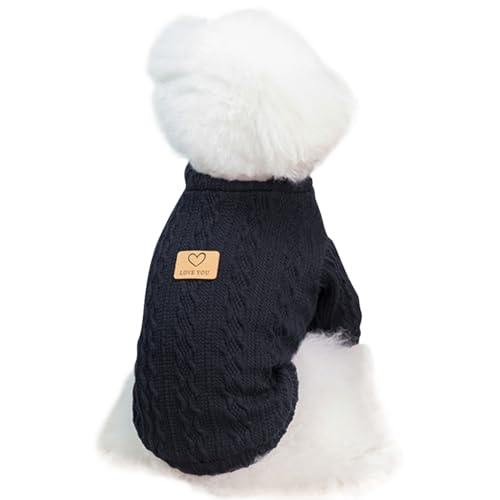 Jimjis 犬服 秋 冬 犬の服 ドッグウェア 犬用 ニット セーター 犬用アウター 着せやすい 小型犬 中型犬..