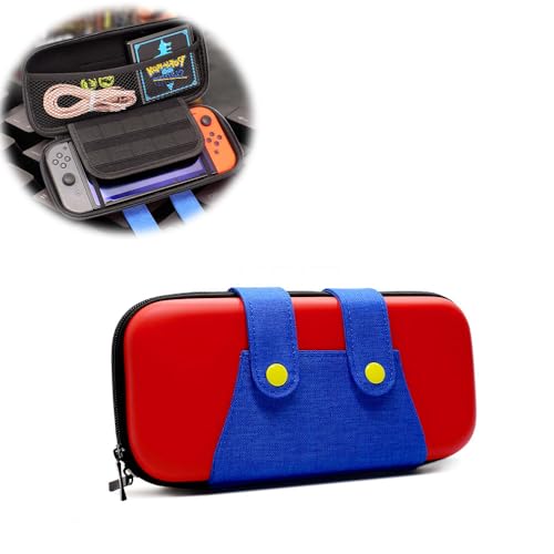 TUDOUZZZ Switch ケース/スイッチ ケース Switch 有機ELモデル専用 防塵 防水 耐衝撃 持ち運び便利 保護カバー 十枚収納可能(Switch/Switch 有機ELモデル専用) (レッドブルー) TUDOUZZZ Switch ケース/スイッチ ケース Switch 有機ELモデル専用 防塵 防水 耐衝撃 持ち運び便利 保護カバー 十枚収納可能(Switch/Switch 有機ELモデル専用) (レッドブルー)