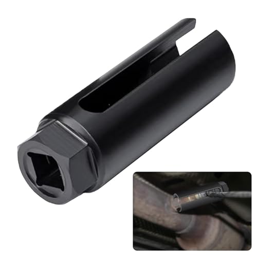 O2センサーソケット O2酸素センサー 滑り止め 丈夫 耐油 汎用 高硬度 車用酸素センサースペーサー 22mm..