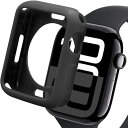 GYOKUYU FOR Apple Watch 10 42mm カバー 保護カバー ソフト アップルウォッチ10 42mm カバー ケース 可愛い 軽量 シリコン素材 Apple Watch 10フィルム無し(ブラック|42mm)