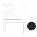 DJI Osmo Action 5 Pro用フィルム 保護フィルム 7枚セット レンズカバー付き 強化 アクセサリー 高透過率 液晶保護 硬度9H 耐衝撃 飛散...