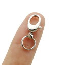 925 銀製 ネックレス 留め具 ブレスレット クラスプ エンドパーツ ジュエリー アクセサリーパーツ 延長用金具 ネックレスエクステンダー ジュエリーチェーンに適しています