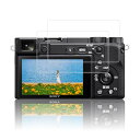 2枚セット対応 SONY α6400 / α6500 / α6300 / α6000 / α5100 保護フィルム 耐衝撃 撥油性 液晶 ガラス フィルム 高透過率 超薄型 飛散防止 気泡なし 指纹·污垢防止 簡単貼り付け(2)