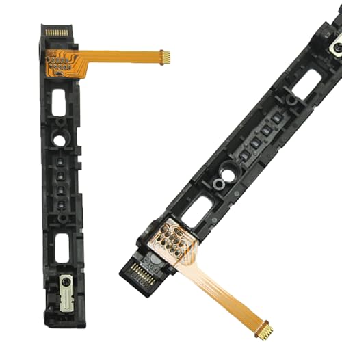 SWITCH スライドレール Joy-con用 コンソール交換部品 スライドレール Switch用 NS NS Joy-Con専用修理部品 フレックスケーブル付き左/右レールスライダー交換部品 2個セット SWITCH コントローラー