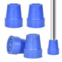 杖の先端ゴム トレッキングポール 先端パーツ 交換用杖先ゴム 19mm 青 4 個セット 杖 エンドキャップ 安定 転倒防止 衝撃吸収 耐摩耗性 滑り止め 杖 ...
