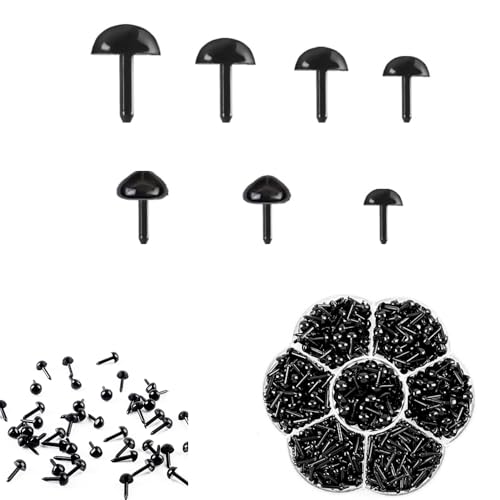 さし目 ぬいぐるみ 800個入り 3mm/4mm/5mm/6mm/7mm 縫製 手芸 手作り ールアイ ドールメイキング 目 動..