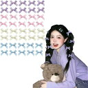 LUYING リボン ヘアアクセ ミニ 蝶結 ヘアクリップ おしゃれ レディース 子供 パーティー/イベント/発表会/卒業式/誕生日/結婚式 パーティー 花火大会 子供 レディース 誕生日ギフト ( 4色入40個セッ)