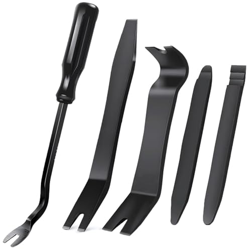 内張りはがし 内張り剥がし 5点セット 自動車内張り外し パネル剥がし パネル交換 脱着工具 クリップ ..