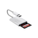 JetWave カードリーダー USB2.0 高速データ転送 SDカード対応 多用途デバイス用 USB-Cポート搭載のスマートフォン/タブレット/PC対応 双方向転送 カメラリーダー(2)