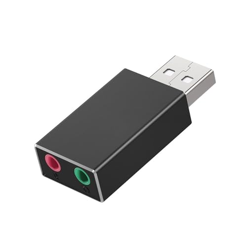 [LUYING] USBオーディオ変換アダプタ USB イヤホンジャック変換アダプタ 3.5mmミニジャック ドライバー..