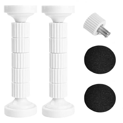 家具転倒防止つっぱり棒 家具の補強アクセサリー 防滑パッドと 狭い隙間用 長さ調節可能な高強度固定棒..