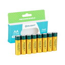 OLIGHT(オーライト) 2100mAh 単3形 充電池 ニッケル水素電池 AA充電池 8個セット 300回使用可能 Ostation X対応可能