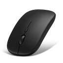 Tabtop マウス Bluetooth 無線 ワイヤレスマウス 薄型 マウス bluetooth 静音 Windows/Macbook/iPad/Android対応 マウス 無線 4ボタン 静音 マウス 左右対称 無線マウス 超軽量 電池式 黒色(2)