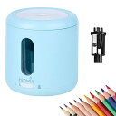 Tenwin 電動鉛筆削り 電動シャープナー 3-5S高速切削 単三電池/USB 2 WAY給電 電動えんぴつ削り 6~8mm鉛筆 色鉛筆に対応 5000回切削...