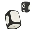 For Sony LinkBuds Speaker 用 ケース カバー NOUKAJU Bluetoothスピーカー シリコン 保護ケース 落下防止 キズ防止 耐衝撃 装着充電可能 防水 防塵 (ブラック)(2)