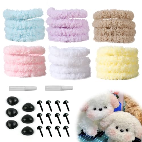 chuxinmy [手作りキット] 手芸モール モールドール、サンゴぬいぐるみ装飾、ぬいぐるみ手作りキット、..