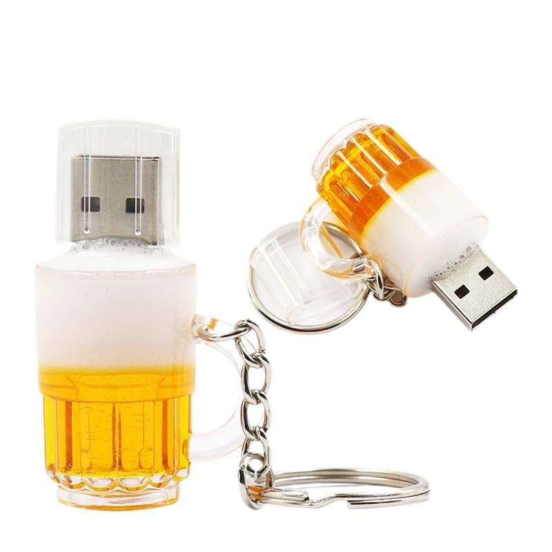 ⤷ USB ӡ ӡ륰饹 դ beer ⥷USB USB2.0եåɥ饤 32G