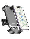 Mrrihand 車用スマホホルダー,片手操作、自転車 スマホホルダー, 360度回転、自転車 携帯ホルダー,自由調節、落下防止、振動吸収 耐久性、4.7-7.0インチに対応(4)