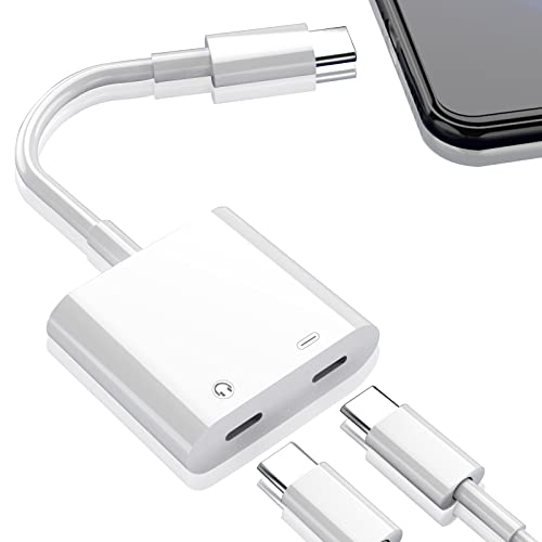 Topamz 2in1 タイプC イヤホン 変換アダプタ 2025強化モデル Type-C to Type-C phone 2in1変換イヤホンジャック DAC搭載 Hi-Fi音質 PD急速充電 通話/音量調節/音楽対応 iPhone 16/15/iPad/iPad Pro/Android/Type Cなど機器に適用 Topamz 2in1 タイプC イヤホン 変換アダプタ 2025強化モデル Type-C to Type-C phone 2in1変換イヤホンジャック DAC搭載 Hi-Fi音質 PD急速充電 通話/音量調節/音楽対応 iPhone 16/15/iPad/iPad Pro/Android/Type Cなど機器に適用