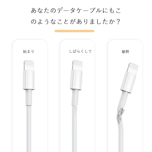 BIUTEFOR ケーブルプロテクター 断線防止カバー ケーブル保護 ツイスト カラー 耐...