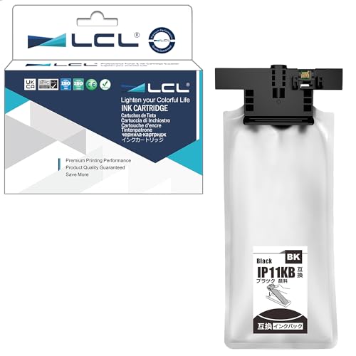 LCL エプソン用 IP11 IP11B IP11KB 顔料 (1パック ブラック) 互換インクカートリッジ 大容量 対応機種： PX-M887F PX-S887・購入注意間違った商品が購入されることを避けるため、ご注文の前に、商品画像2枚目（プリンター機種に対応しているかどうか）と下記の「商品の説明」をご確認の上、ご購入ください。・対応機種 PX-M887F PX-S887・商品仕様 1パック ブラック 印刷可能枚数：約 10000枚 （A4 印字率 5％）・顔料インクLCL IP11 インクは、濃度とコントラストが高い顔料を使用しており、にじみがなく、細かい文字もくっきりと描けるインクです。 顔料インクは耐水性・耐光性に優れ、屋外でも色褪せにくく、印刷物の長期保存が可能です。・国際認定高品質の原材料が印刷効果を確保し、厳格な管理が安定した品質を確保します。国際規格であるISO14001、ISO9001とSTMC、CE、ROHS認定工場で製造されるLCL高品質消耗品を安心してお使いいただけます。・個別包装備品として購入して保管する便利さを考えて、すべての製品を1本ずつ独立した箱に入れます。硬質の箱も使用して、ご注文の商品が安全に届けますことを最大限に確保します。・厳格なテストすべての製品は3段階でテストされてこそ、工場から出荷される資格があります。第1段階は原材料の信頼性テスト、第2段階は完成品の色の忠実度テスト、第3段階は厳格な二重テスト: 製造段階での印刷テストと出荷前の最終テストです。ブランド: LCLメーカー: LCL型番: IP11