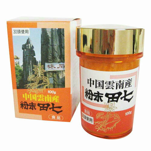 松浦薬業 粉末田七 100g（約66〜200日分）（ふんまつでんしち）