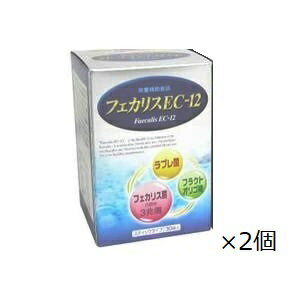 フェカリスEC-12 は、乳酸球菌・エンテロコッカスフェカリス菌(EC-12株)に、ラブレ菌、善玉菌のエサとなるフラクトオリゴ糖をプラス。 ■原材料名 フラクトオリゴ糖、コーンスターチ、乳酸球菌(Enterococcus Faecalis)、発酵乳粉末、乳清カルシウム、ラブレ菌(Lactobacilus)、香料、甘味料(ステビア) ■栄養成分表 2袋(6gあたり)エネルギー 16.75kcal、たんぱく質 0.52g、脂質 0.04g、炭水化物 5.01g、ナトリウム 7.80mg、フラクトオリゴ糖 2.85g、乳酸球菌 3兆個 ■お召し上がり方 1日2～4粒を目安に、水またはぬるま湯と共にお召し上がり下さい。商品名： フェカリスEC-12 製造元：富山薬品 販売元：富山薬品 生産国：日本 商品区分：健康食品 広告文責：有限会社新薬堂薬局 連絡先：047-323-6860（電話受付：月～土　AM9:00－PM6:00）